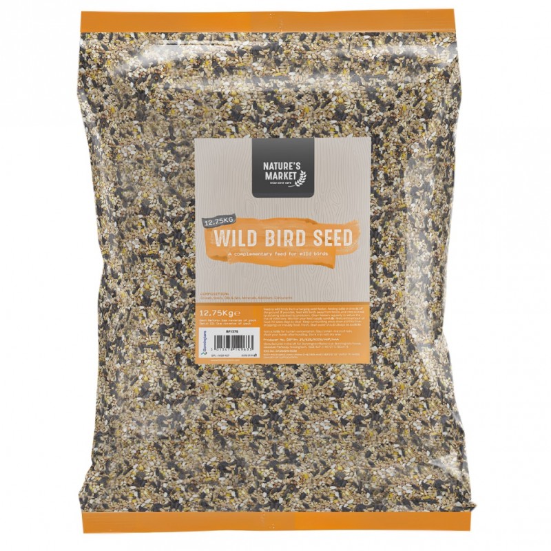 Natures Market Wild Bird Food Seed Mix 12.75kg BF127S New ???? Nature's Market Natures Market Wild Bird Food Seed Mix 12.75kg BF127S ???? -Everbuild shop unnamed file 491