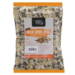 Discount ???? Nature's Market Natures Market Wild Bird Food Seed Mix 1kg BF10S ⌛
