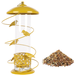Brand new ???? Nature's Market Natures Market Finch Wild Bird Food Seed Feeder Yellow BFBS ????