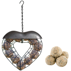 Top 10 ✔️ Nature's Market Natures Market Heart Fat Ball Suet Ball Bird Feeder BFLOVE2 ????