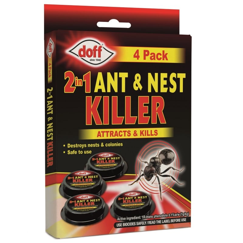 Doff 2 in 1 Ant and Nest Killer Bait Station 4 Pack DP1092 New ???? Doff 2 In 1 Ant And Nest Killer Bait Station 4 Pack DP1092 ✔️ -Everbuild shop unnamed file 603