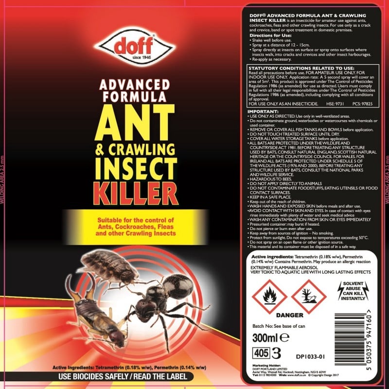 Doff Ant and Crawling Insect Killer Aerosol Spray 300ml DP1033 Promo ❤️ Doff Ant And Crawling Insect Killer Aerosol Spray 300ml DP1033 ???? -Everbuild shop unnamed file 647