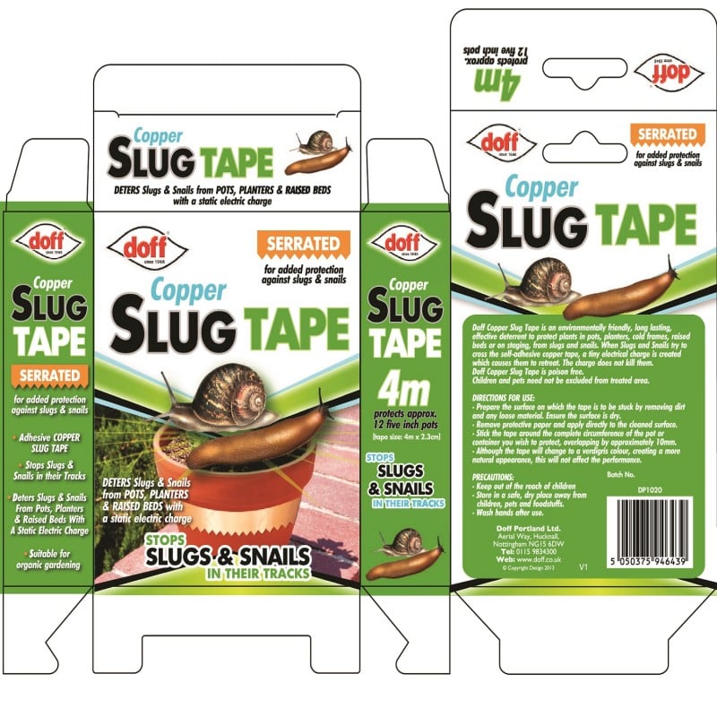Doff Slugs Be Gone Copper Plant Pot Slug Snail Barrier Tape 4m DP1020 Best Pirce ???? Doff Slugs Be Gone Copper Plant Pot Slug Snail Barrier Tape 4m DP1020 ???? -Everbuild shop unnamed file 731