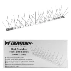 Discount ⭐ Fixman UK Fixman Bird Defender Deterrent Spikes Stainless Steel 10pk 196435 ❤️