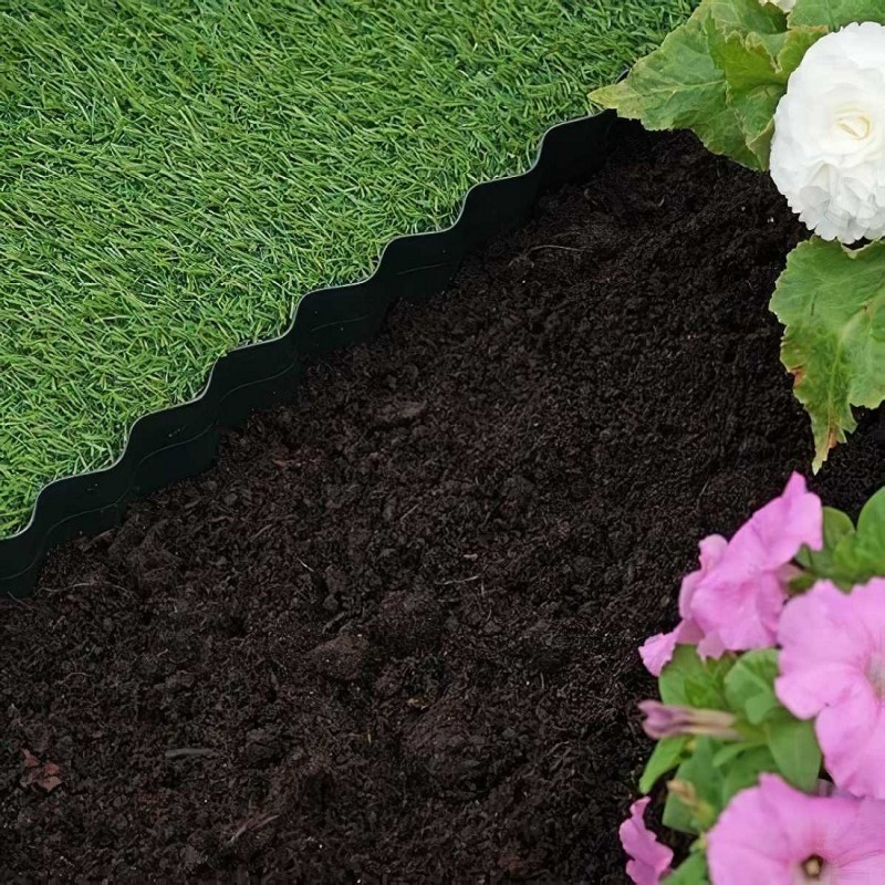 Kingfisher Corrugated Green Plastic Lawn Edging 9m LE2 Outlet ???? Kingfisher Garden Kingfisher Corrugated Green Plastic Lawn Edging 9m LE2 ???? -Everbuild shop unnamed file 823