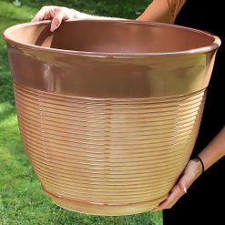 New ???? Kingfisher Garden Kingfisher Planter Ceramic Mottled Effect Flower Plant Pot 20 Inch PPOTB3 ???? -Everbuild shop unnamed file 834