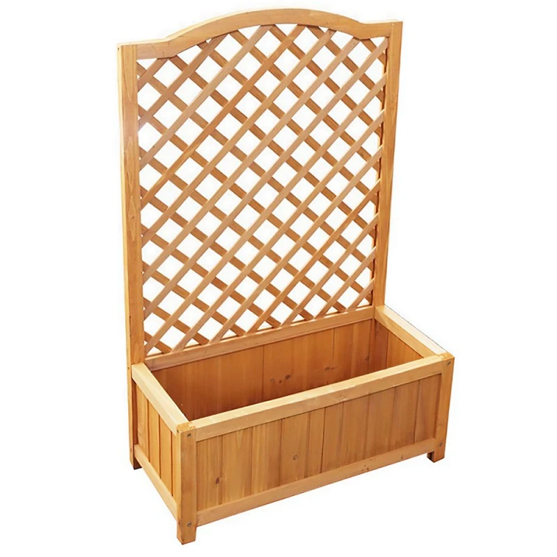 Best Sale 🤩 Kingfisher Garden Kingfisher Square Garden Wood Planter Wooden Trellis Backed 1m Tall PLANTER3 ⭐ 5 Best Sale 🤩 Kingfisher Garden Kingfisher Square Garden Wood Planter Wooden Trellis Backed 1m Tall PLANTER3 ⭐ - Image 5