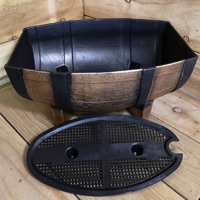 Kingfisher Wood Effect Plant Half Barrel Plastic Planter Trough 16 inch PPOT02 Hot Sale ???? Kingfisher Garden Kingfisher Wood Effect Plant Half Barrel Plastic Planter Trough 16 Inch PPOT02 ???? -Everbuild shop unnamed file 872