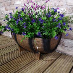 Hot Sale ???? Kingfisher Garden Kingfisher Wood Effect Plant Half Barrel Plastic Planter Trough 16 Inch PPOT02 ???? 4 Hot Sale ???? Kingfisher Garden Kingfisher Wood Effect Plant Half Barrel Plastic Planter Trough 16 Inch PPOT02 ???? -Everbuild shop unnamed file 874