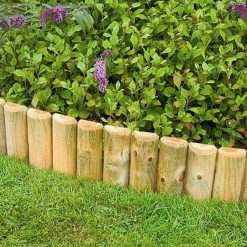 Brand new ???? Kingfisher Garden Kingfisher Wood Log Garden Lawn Flower Border Edging 1m Panel LE3 ✨ -Everbuild shop unnamed file 886