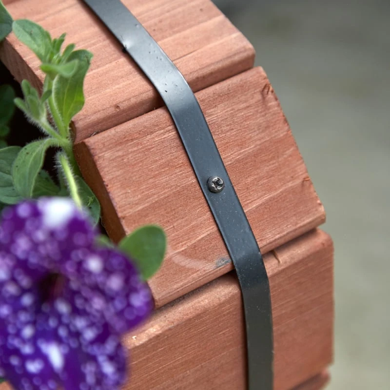 Best Sale 😀 Kingfisher Garden Kingfisher Wooden Decorative Twin Barrel Plant Flower Planter Trellis PLANTER6 👍 3 Best Sale 😀 Kingfisher Garden Kingfisher Wooden Decorative Twin Barrel Plant Flower Planter Trellis PLANTER6 👍 - Image 3