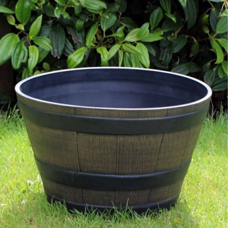 Kingfisher Wooden Effect Plant Barrel Plastic Planter Small 13 inch PPOT06 Brand new ???? Kingfisher Garden Kingfisher Wooden Effect Plant Barrel Plastic Planter Small 13 Inch PPOT06 ???? -Everbuild shop unnamed file 906