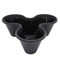 Best deal 🔥 Sealants And Tools Direct Strawberry And Flower Stackable Planter Plant Pots Black THW87-B 🌟 -Everbuild shop unnamed file 910