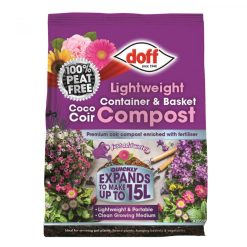Outlet ✔️ Doff Lightweight Container & Basket Plant Compost 15L FWJO00DOF ????